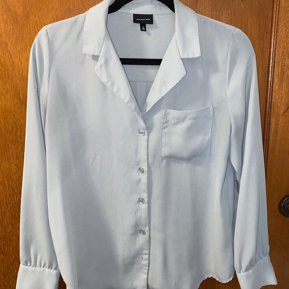 Seafoam Green Button Down